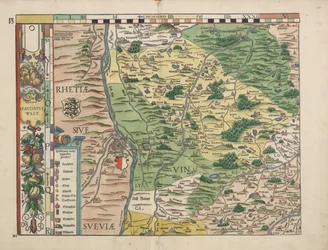 Beierse landkaarten van 1568 (Tafel 13)